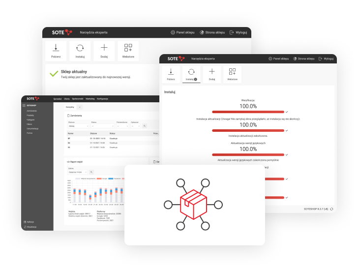 Nowy system aktualizacji SOTESHOP