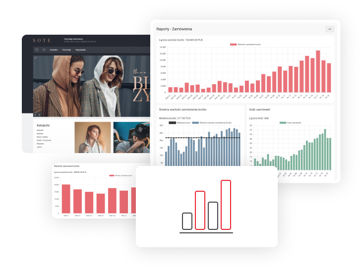 Raporty sprzedaży w SOTESHOP