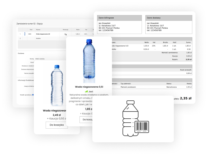 System kaucyjny w SOTESHOP AI