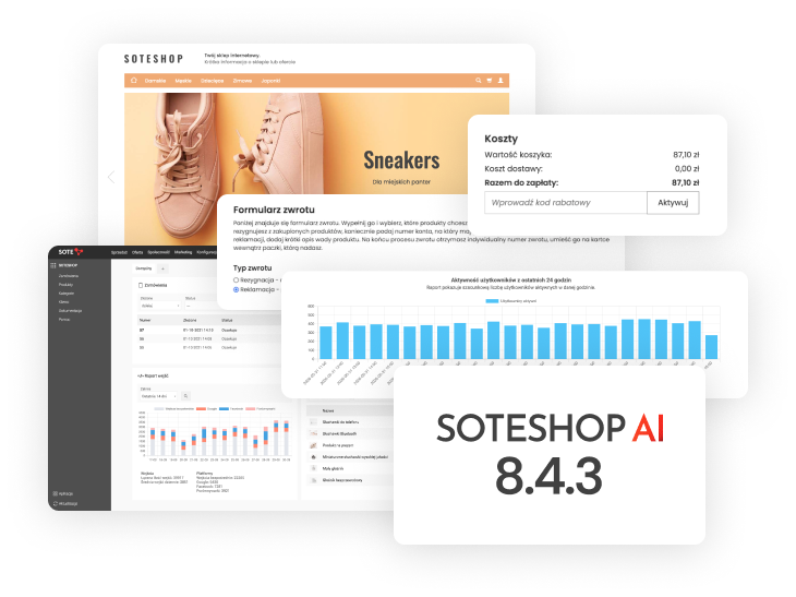 Sklep internetowy SOTESHOP AI 8.4.3