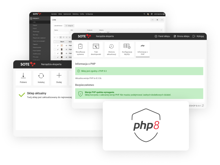 Bezpieczeństwo PHP i SOTESHOP AI